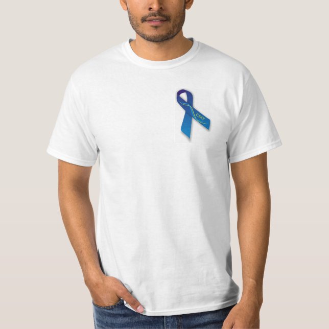 T-shirt de ruban de conscience de CMT (Devant)