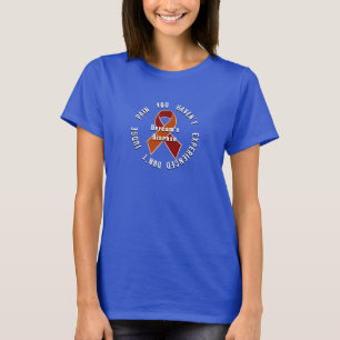 T-shirt de ruban de conscience de douleur de la