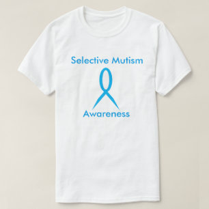T-shirt de ruban de conscience de mutisme sélectif