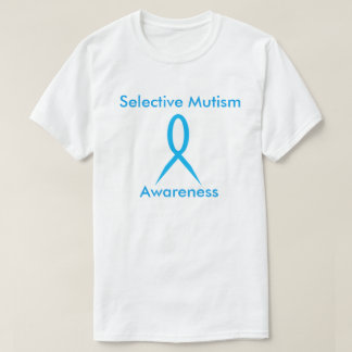 T-shirt de ruban de conscience de mutisme sélectif