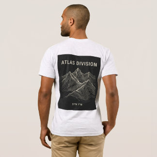 T-Shirt de rue surdimensionné Atlas Division
