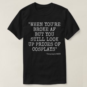 T-SHIRT DE S A CASSÉ D'AF HOMMES '