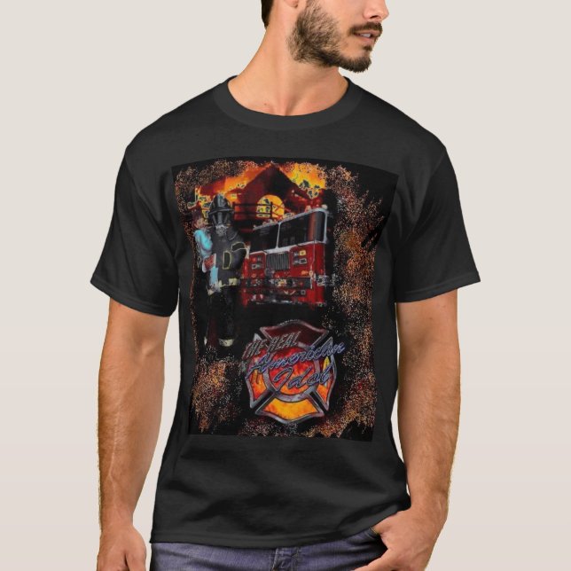T-shirt de sapeur-pompier (Devant)