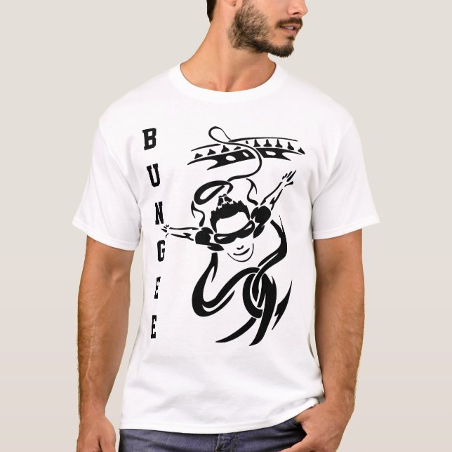 T-shirt de saut de bungee. (Devant)