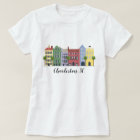 T-shirt de Sc de Charleston de rangée