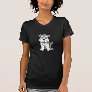 T-shirt de Schnauzer de bande dessinée