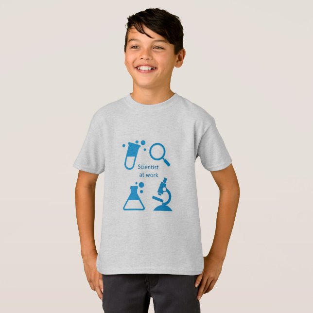 T-shirt de scientifique (Devant entier)