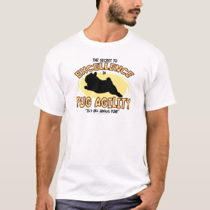 T-shirt de secret de carlin d'agilité