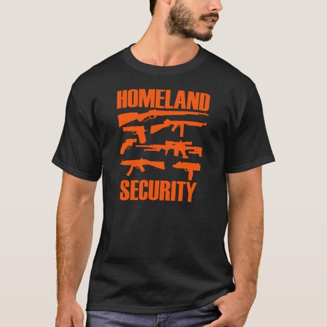 T-shirt de sécurité de patrie (Devant)