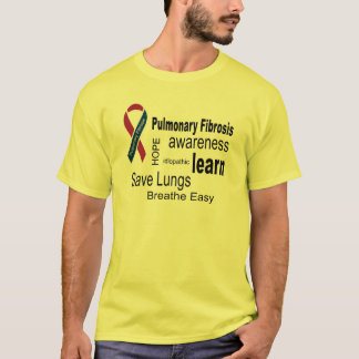 T-shirt de sensibilisation à la fibrose pulmonaire
