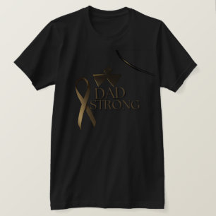 T-shirt de sensibilisation au cancer de papa fort