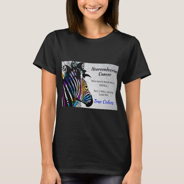 T-shirt de sensibilisation au soutien contre le ca (Devant)