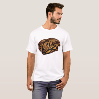 T-shirt de serpent de T-shirt de python de boule