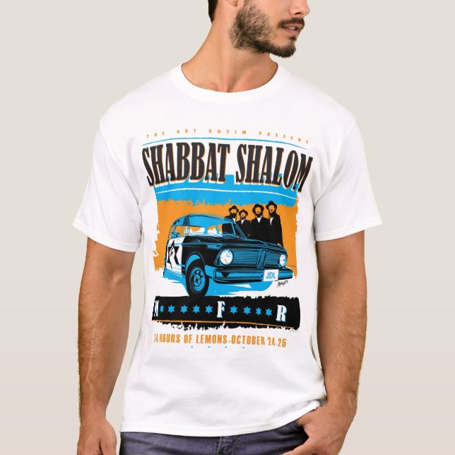 T-shirt de Shabbat Shalom (Devant)