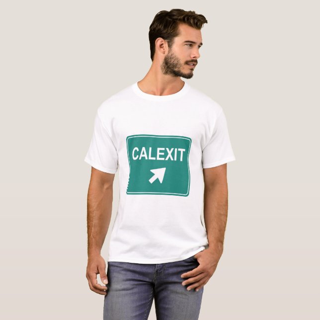 T-SHIRT DE SIGNE D'AUTOROUTE DE CALEXIT (Devant entier)