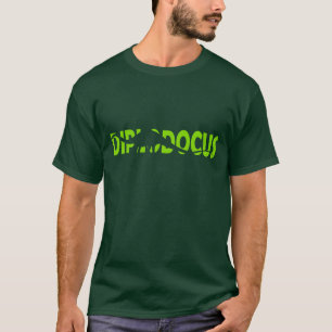 T-shirt de silhouette de Diplodocus