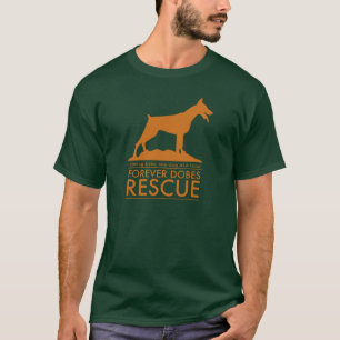 T-shirt De silhouette tee - shirt orange de Dobes pour