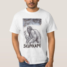 T-shirt de singe de mouffette