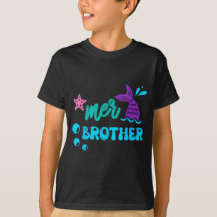 T-shirt de sirène de frère de mer Cadeaux de famil