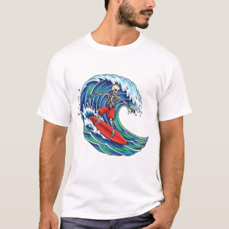 T-Shirt de skate de squelette – Squelette drôle de