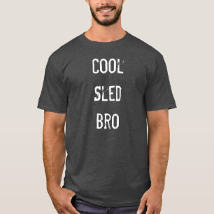 T-shirt de Sledders.com de charbon de bois "de Bro