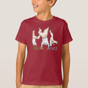 T-shirt de smurf d'enfants