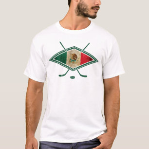 T-shirt de Sobre Hielo Mexique d'hockey avec la