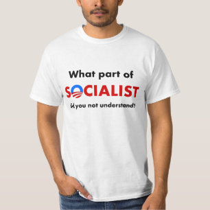 T-shirt de socialiste d'Obama