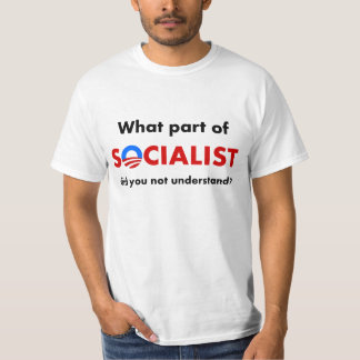 T-shirt de socialiste d'Obama