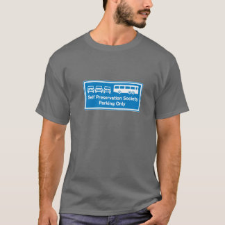 T-shirt de société d'instinct de conservation