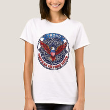 T-shirt de sœur fière de l'armée de l'air américai