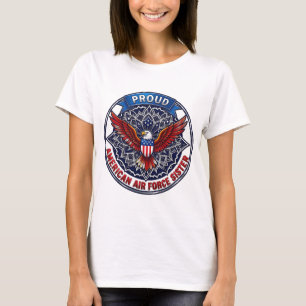 T-shirt de sœur fière de l'armée de l'air américai