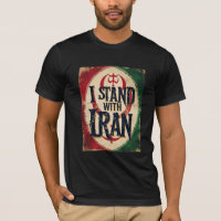 T-shirt de solidarité Je suis avec l'Iran