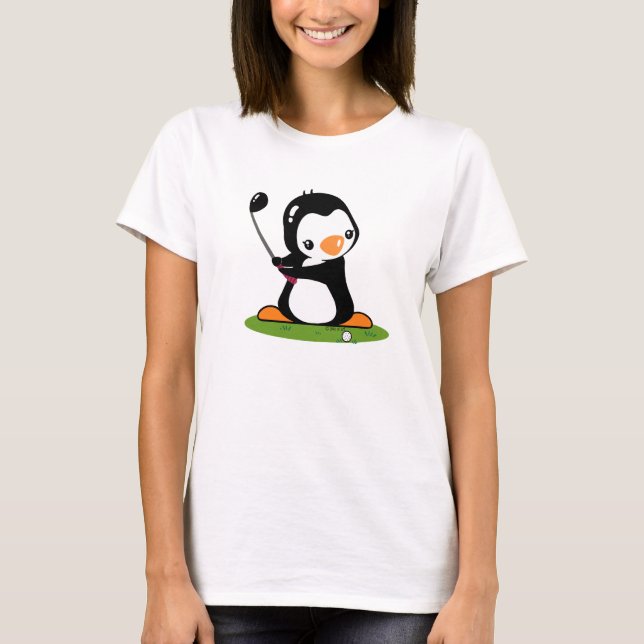 T-shirt de sonnerie de dames de golf (Devant)
