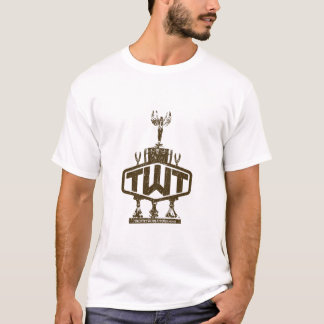 T-shirt de sonnerie de mélange (logo affligé par