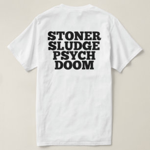 T-shirt de sort malheureux de Psych de boue de