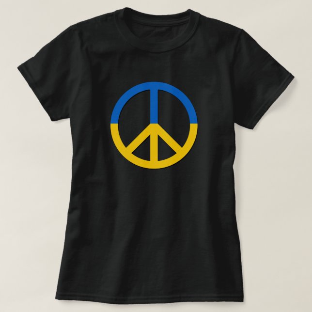 T-Shirt De Soutien À L'Ukraine (Design devant)