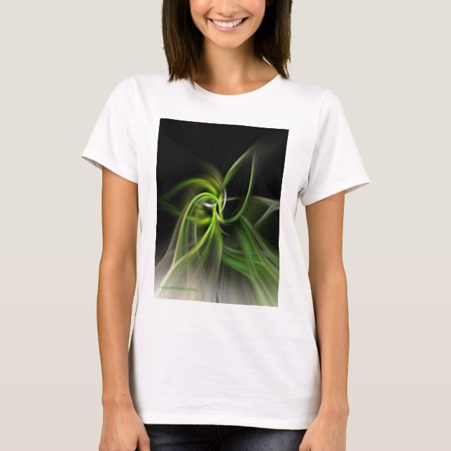T-shirt de SpinArt de lame d'herbe (Devant)