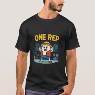 T-shirt de sport drôle de gym de dessin animé œuf 