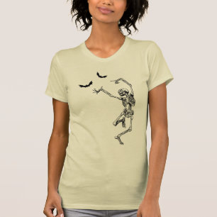 T-shirt de squelette de danse