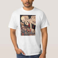 T-shirt de squelette de Kuniyoshi