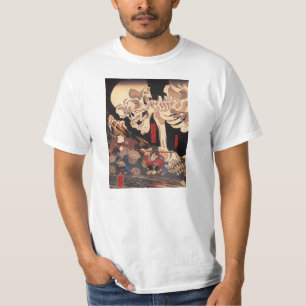 T-shirt de squelette de Kuniyoshi