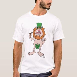 T-shirt de St Patrick de lutin de bande dessinée