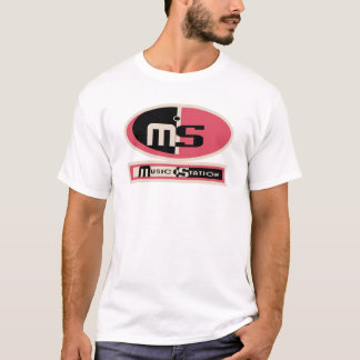 T-shirt de station de musique