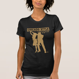 T-shirt de Steppin de style de Chicago