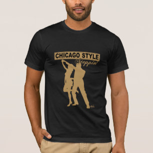 T-shirt de Steppin de style de Chicago
