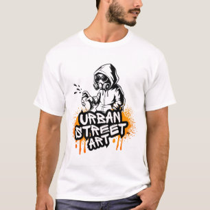 T-shirt de style graffiti d'art de rue urbain gras