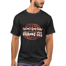 T-shirt de style pour géomètre/GIS 