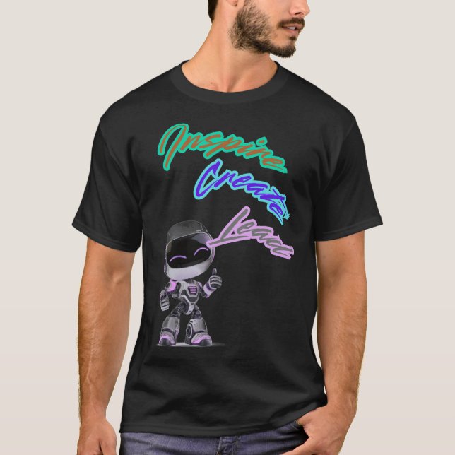 T-shirt de style sportif masculin sous Armor (Devant)