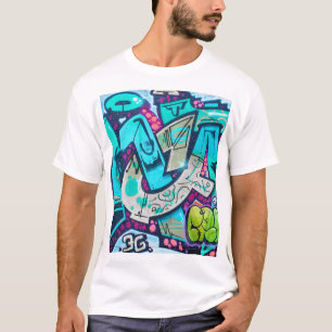 T-Shirt de style street art graffiti urbain